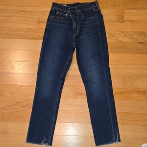 GAP Dark Blue Straight Leg Women's Jeans